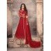 STUNNING RED LONG LENGTH WEDDING WEAR ANARKALI GOWN